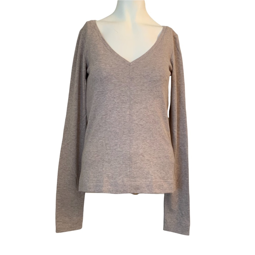 Club Monaco Knit Sweater V-Neck Long Sleeves Size XS